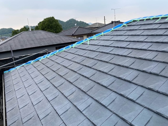 屋根カバー工法　ルーガ鉄平　住みたかルーフ