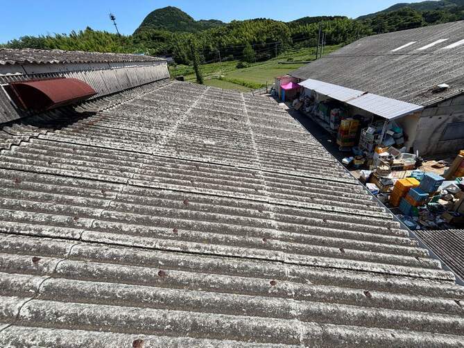 志免町　倉庫　雨漏り　無料調査　住みたかルーフ