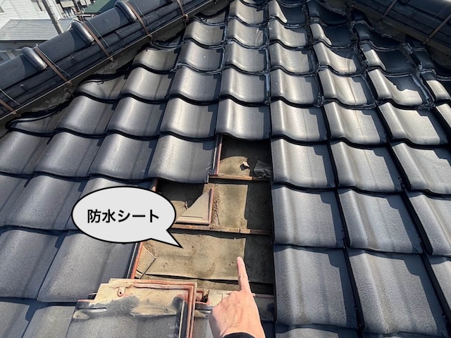 福岡市 瓦屋根 防水シート 雨染み 現地調査 住みたかルーフ